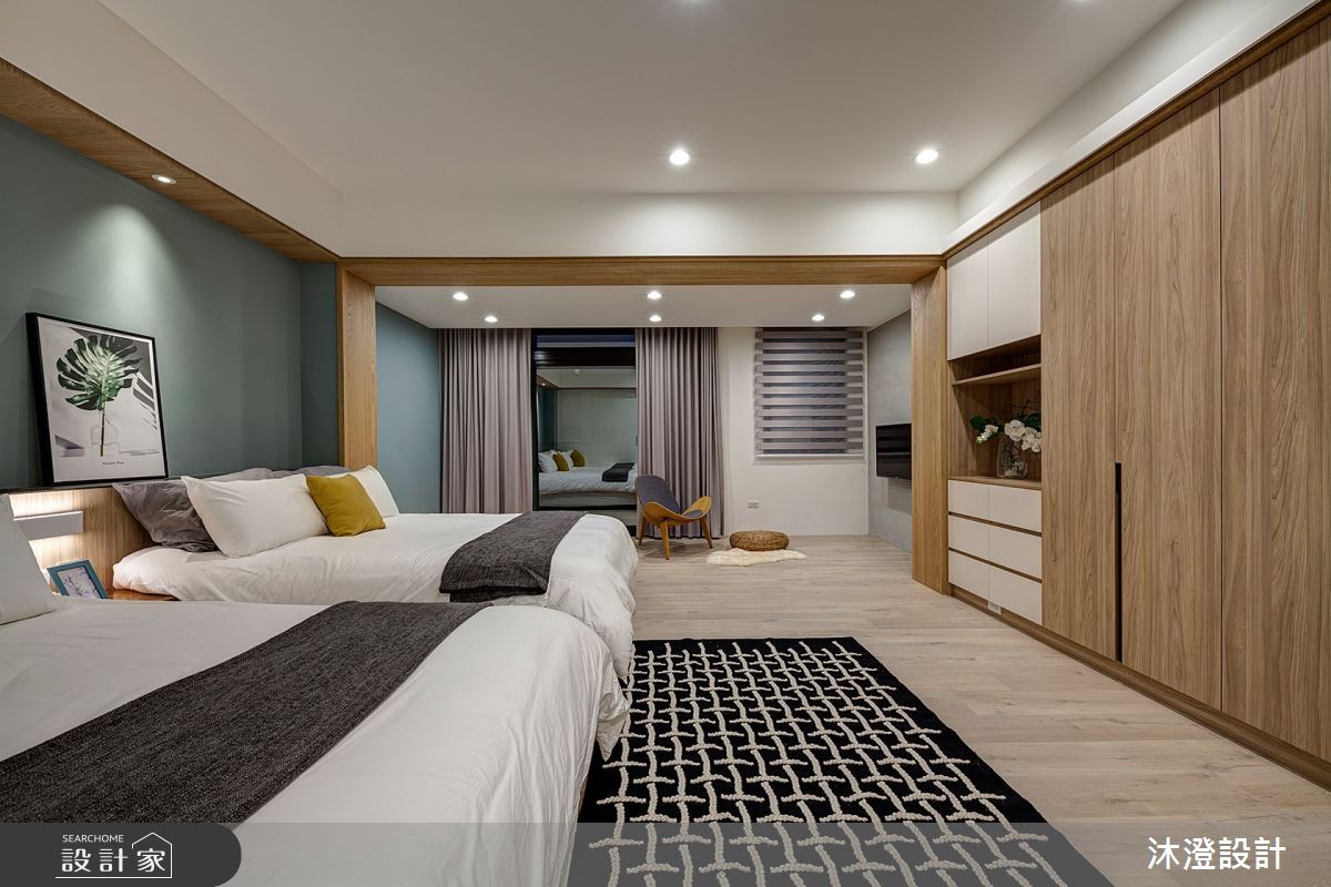 85坪新成屋(5年以下)＿北歐風臥室案例圖片＿沐澄設計有限公司＿沐澄_60之20