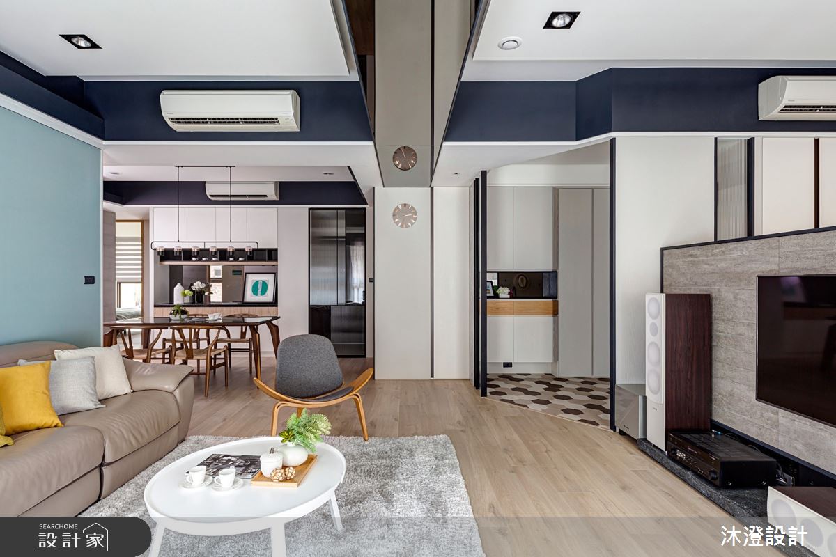 66坪中古屋(5~15年)＿現代風客廳案例圖片＿沐澄設計有限公司＿沐澄_64之6