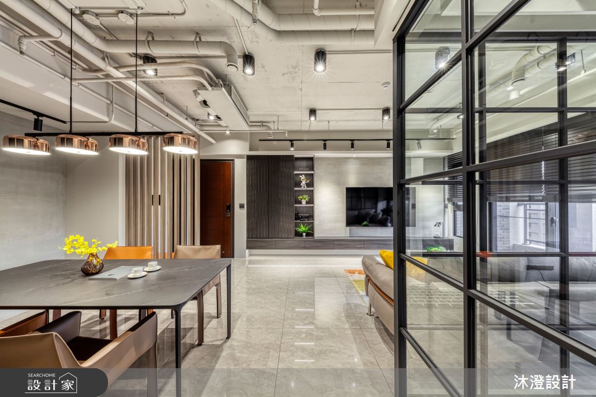 46坪新成屋(5年以下)＿工業風客廳餐廳案例圖片＿沐澄設計有限公司＿沐澄_68之7