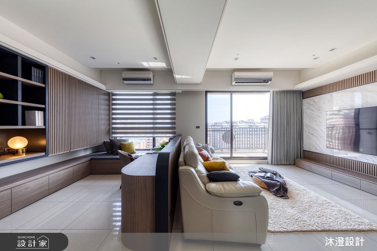 60坪新成屋(5年以下)＿現代風客廳書房臥榻案例圖片＿沐澄設計有限公司＿沐澄_70之4