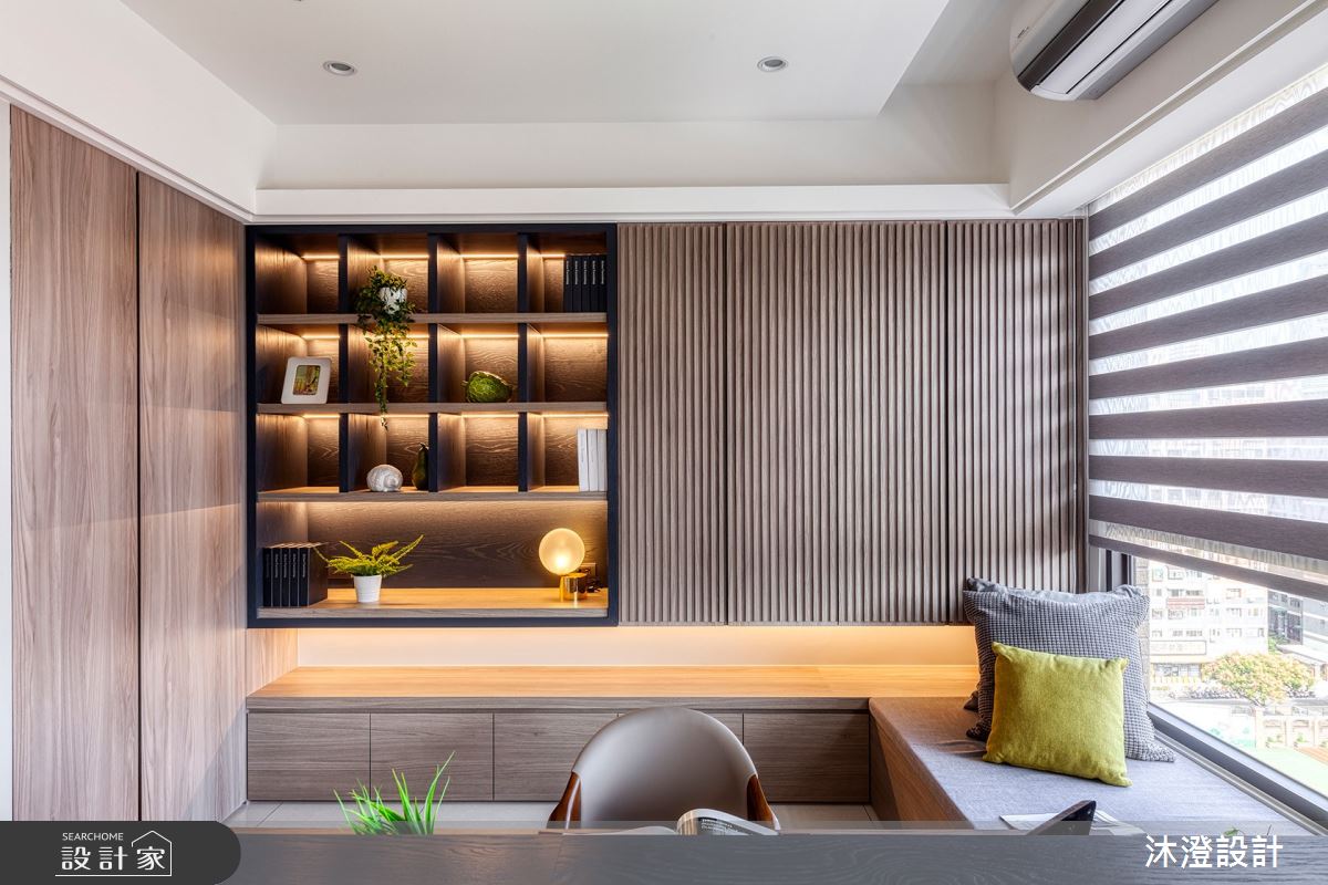 60坪新成屋(5年以下)＿現代風書房臥榻案例圖片＿沐澄設計有限公司＿沐澄_70之8