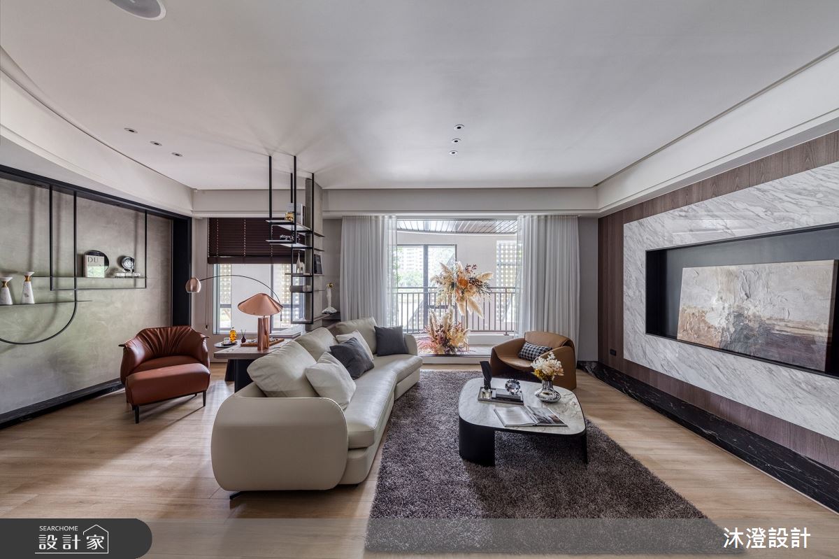 58坪新成屋(5年以下)＿奢華風客廳書房案例圖片＿沐澄設計有限公司＿沐澄_75之1