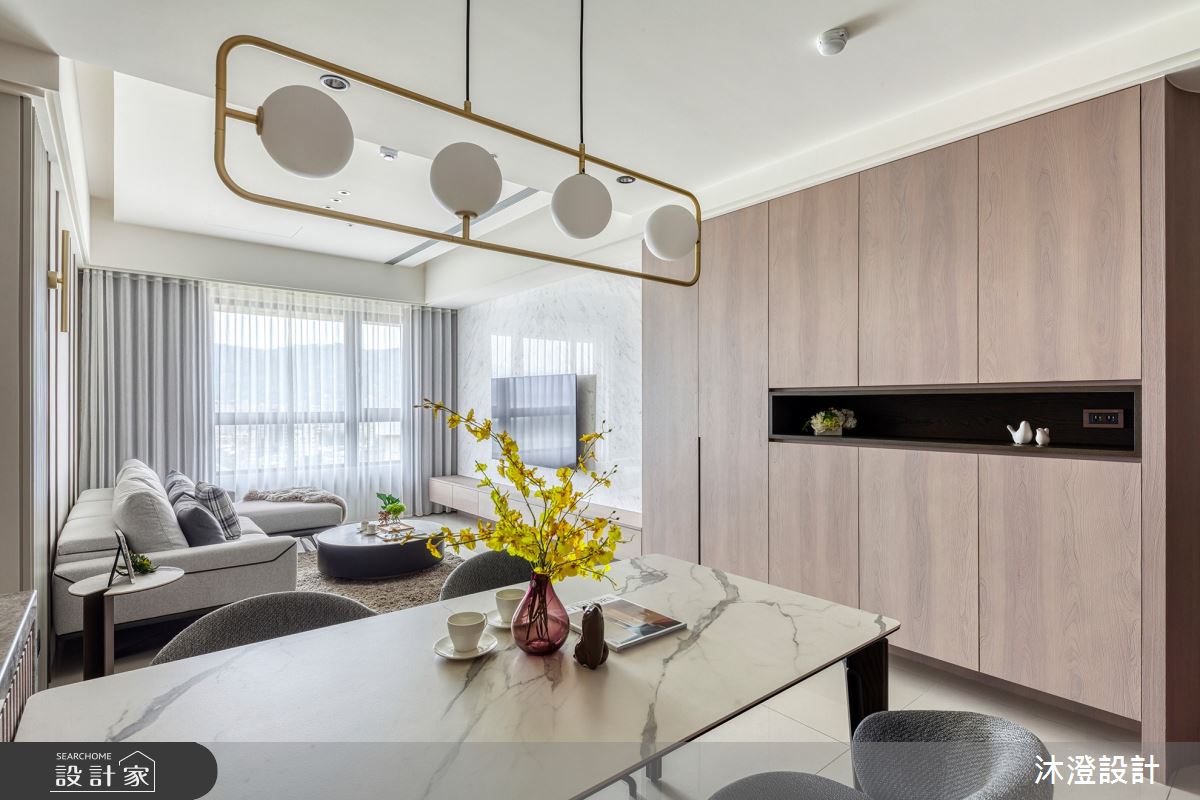 32坪新成屋(5年以下)＿現代風客廳餐廳案例圖片＿沐澄設計有限公司＿沐澄_76之3