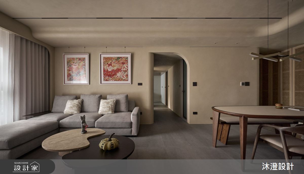52坪新成屋(5年以下)＿現代風客廳餐廳案例圖片＿沐澄設計有限公司＿沐澄_77之6