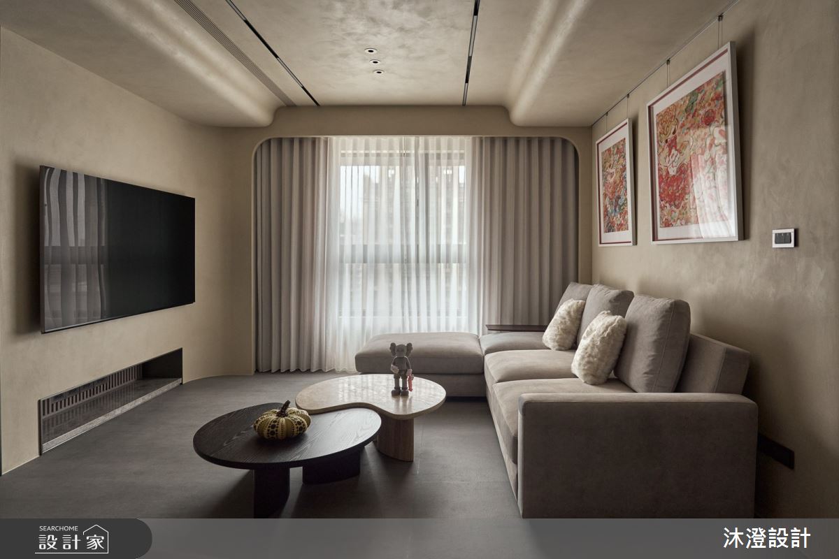 52坪新成屋(5年以下)＿現代風客廳案例圖片＿沐澄設計有限公司＿沐澄_77之7