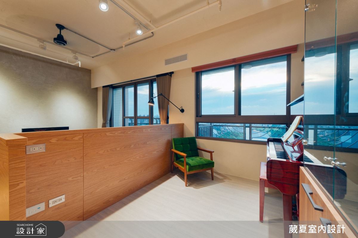 45坪新成屋(5年以下)＿工業風書房案例圖片＿葳夏室內設計＿葳夏_01之9