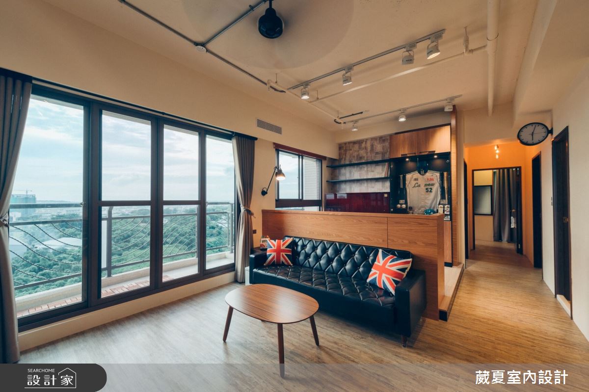 45坪新成屋(5年以下)＿工業風客廳案例圖片＿葳夏室內設計＿葳夏_01之4