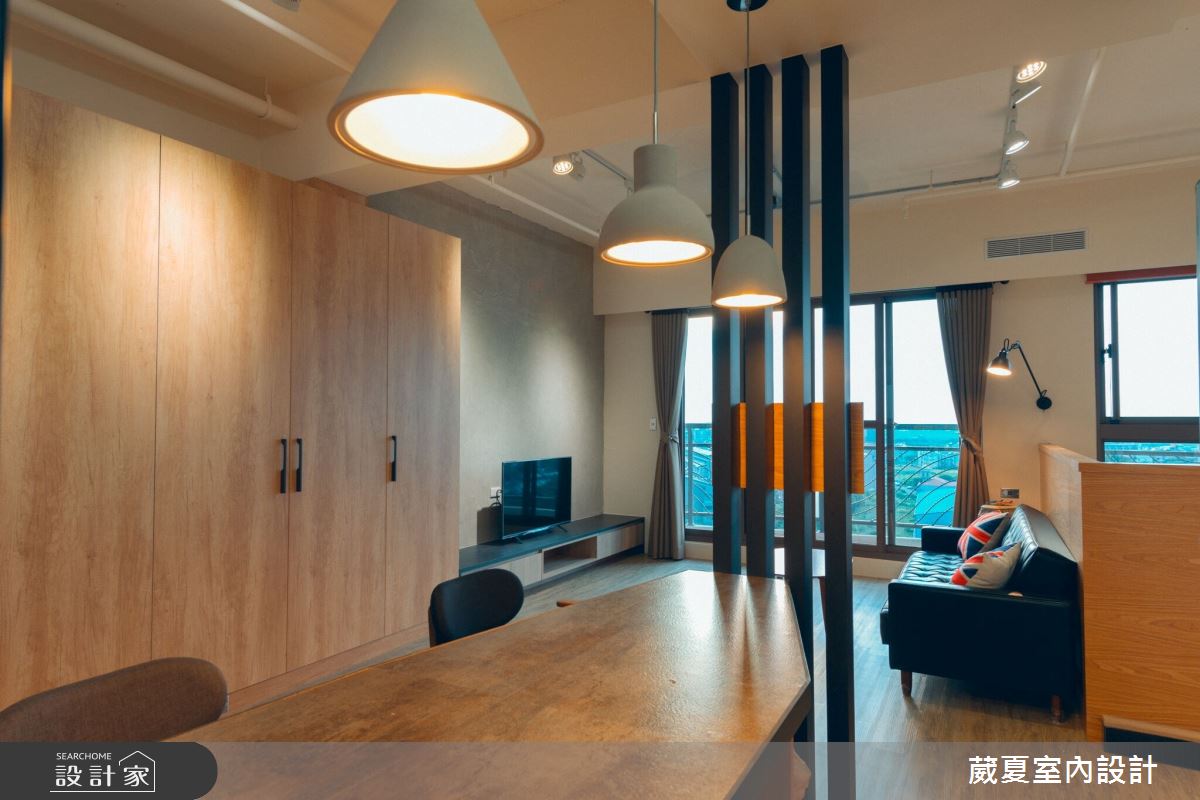 45坪新成屋(5年以下)＿工業風客廳案例圖片＿葳夏室內設計＿葳夏_01之7