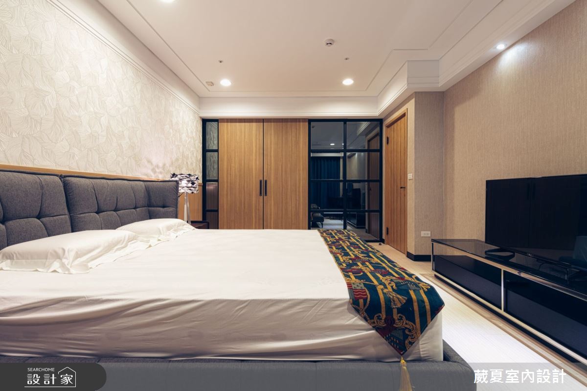 90坪新成屋(5年以下)＿混搭風臥室案例圖片＿葳夏室內設計＿葳夏_05之8