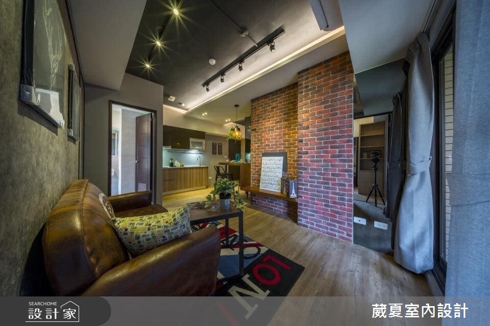 24坪新成屋(5年以下)＿工業風客廳案例圖片＿葳夏室內設計＿葳夏_06之2