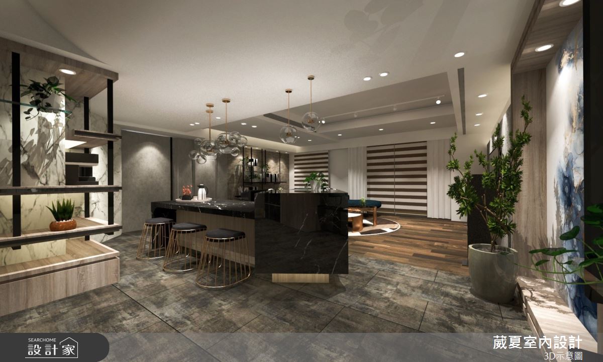 45坪新成屋(5年以下)＿飯店風吧檯案例圖片＿葳夏室內設計＿葳夏_07之3