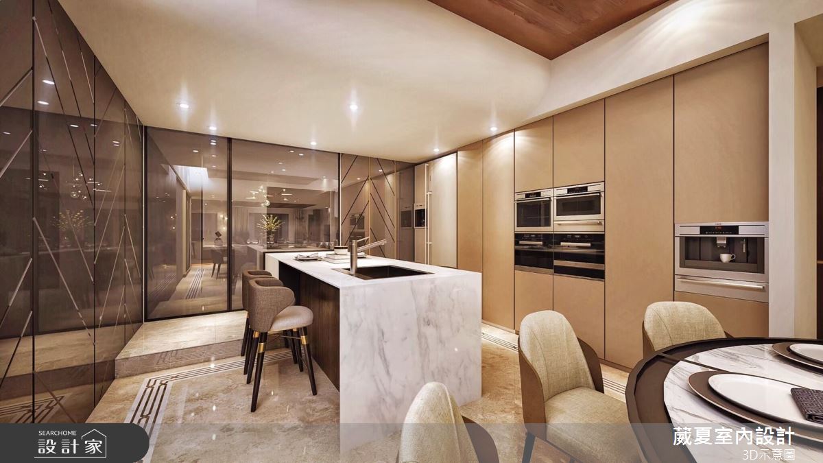 132坪中古屋(5~15年)＿飯店風餐廳吧檯案例圖片＿葳夏室內設計＿葳夏_08之10