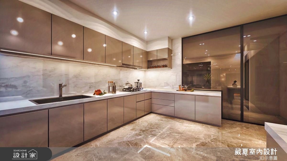 132坪中古屋(5~15年)＿飯店風廚房案例圖片＿葳夏室內設計＿葳夏_08之12
