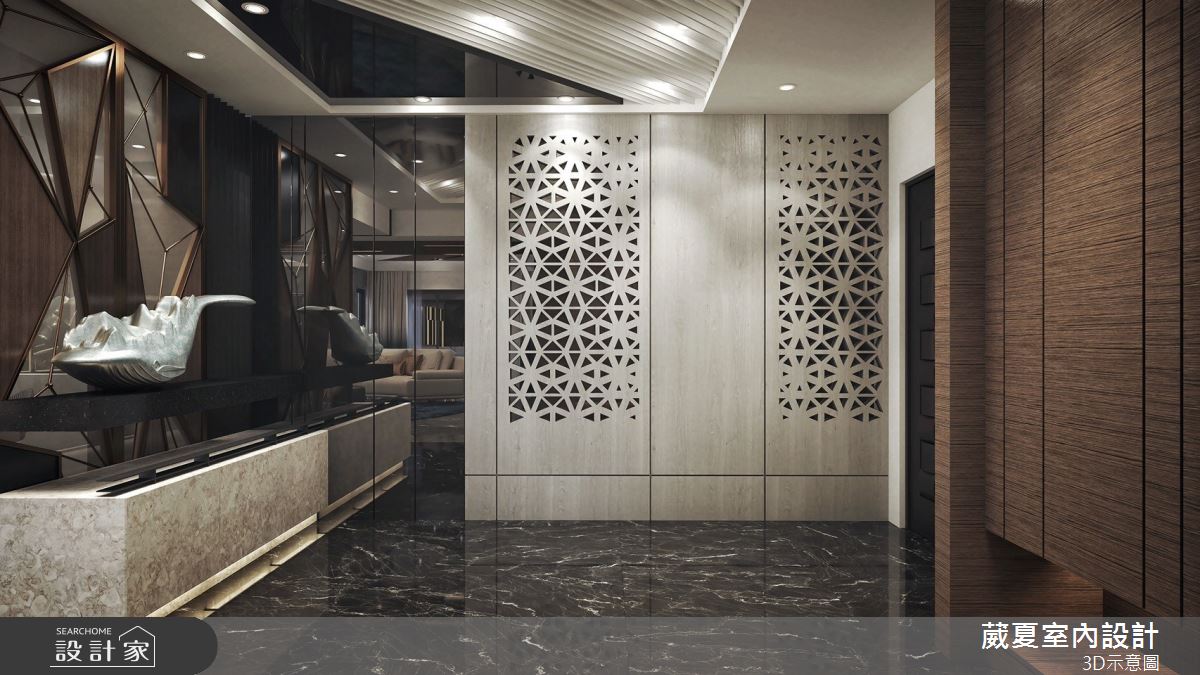 132坪中古屋(5~15年)＿飯店風玄關案例圖片＿葳夏室內設計＿葳夏_09之1