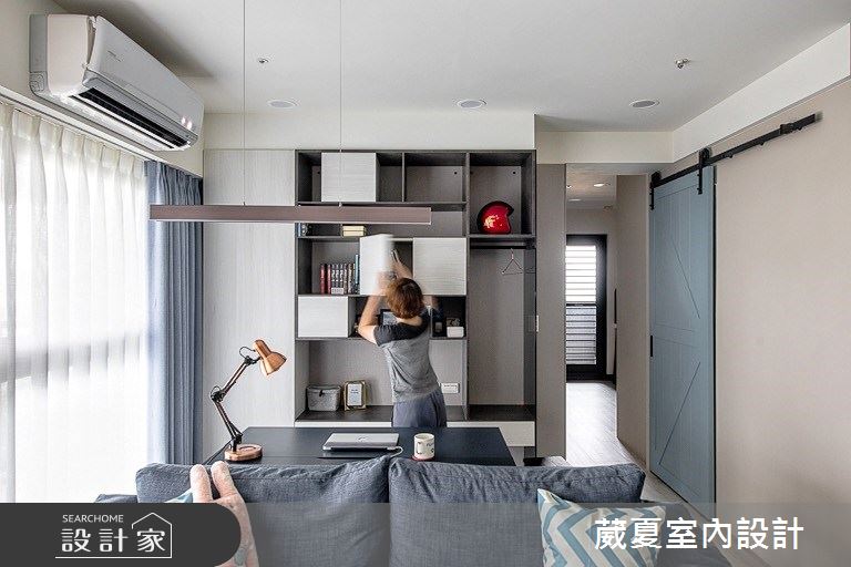 28坪新成屋(5年以下)＿北歐風書房案例圖片＿葳夏室內設計＿葳夏_10之8
