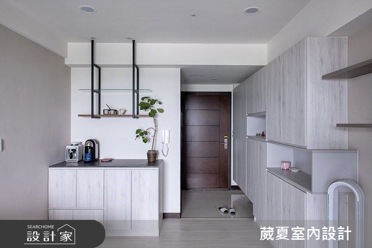 28坪新成屋(5年以下)＿北歐風玄關案例圖片＿葳夏室內設計＿葳夏_10之1