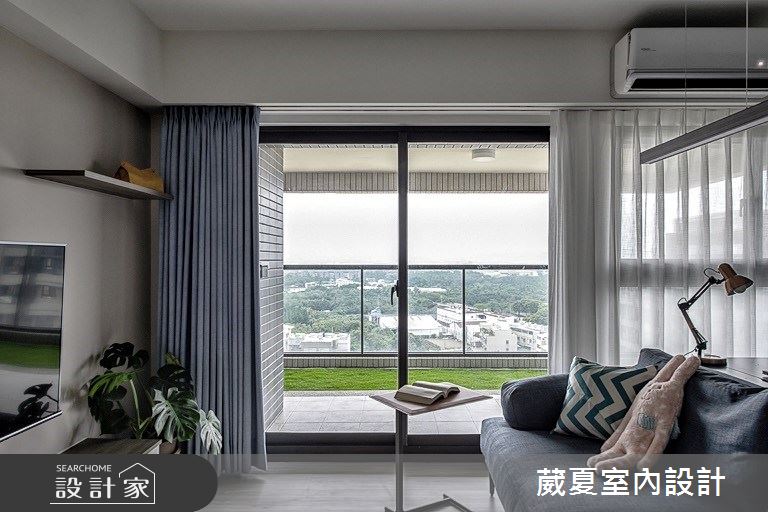 28坪新成屋(5年以下)＿北歐風客廳案例圖片＿葳夏室內設計＿葳夏_10之6