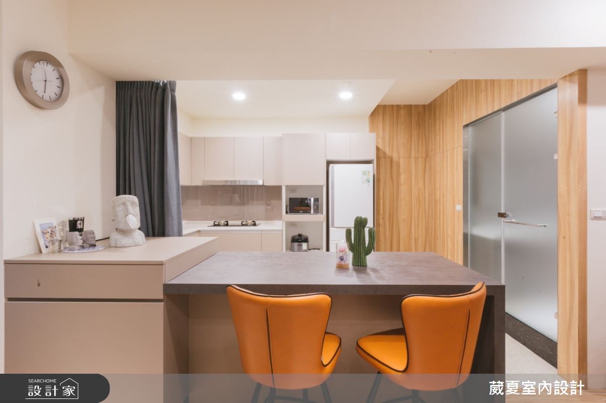 42坪老屋(50年以上)＿工業風餐廳中島案例圖片＿葳夏室內設計＿葳夏_11之11