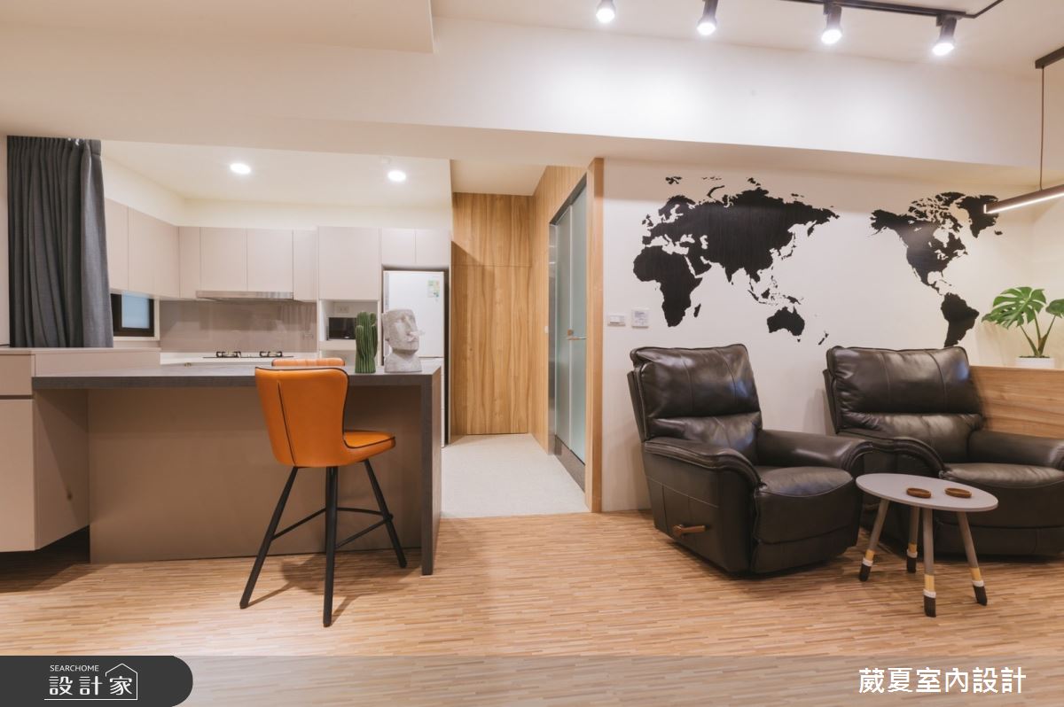 42坪老屋(50年以上)＿工業風客廳案例圖片＿葳夏室內設計＿葳夏_11之8