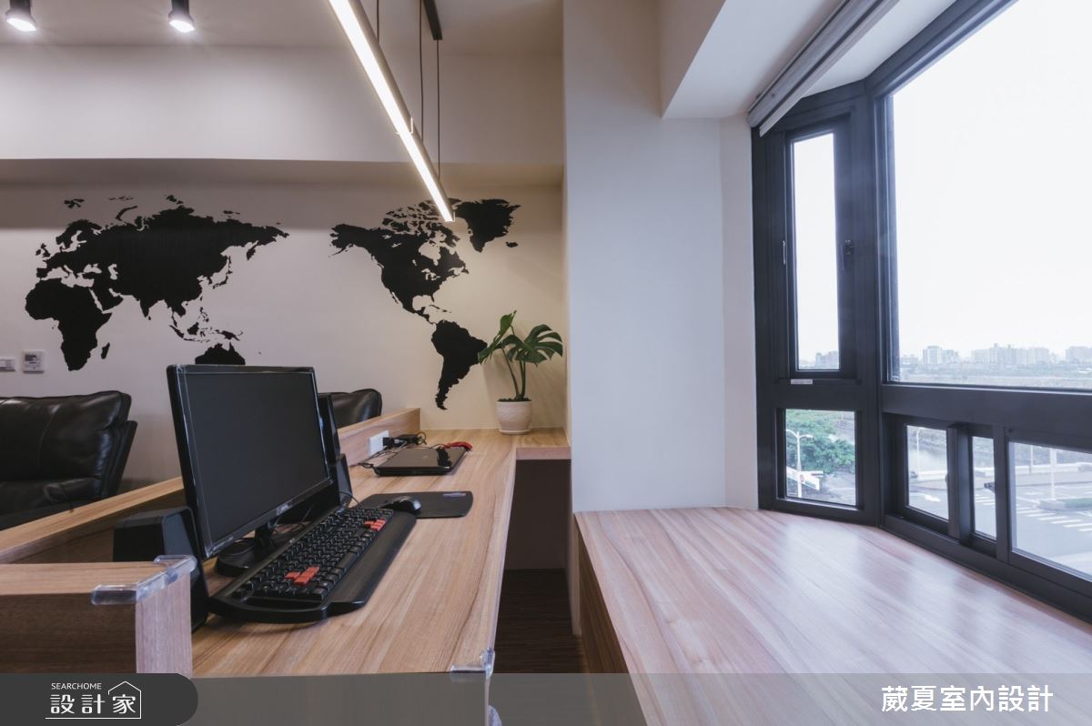 42坪老屋(50年以上)＿工業風書房案例圖片＿葳夏室內設計＿葳夏_11之6