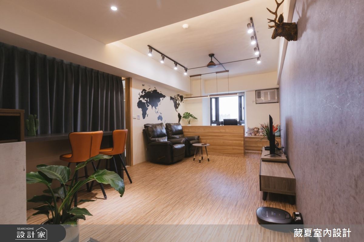 42坪老屋(50年以上)＿工業風客廳案例圖片＿葳夏室內設計＿葳夏_11之13