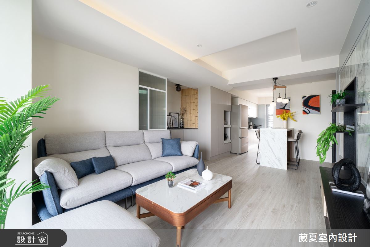 30坪新成屋(5年以下)＿北歐風客廳案例圖片＿葳夏室內設計＿葳夏_13之6
