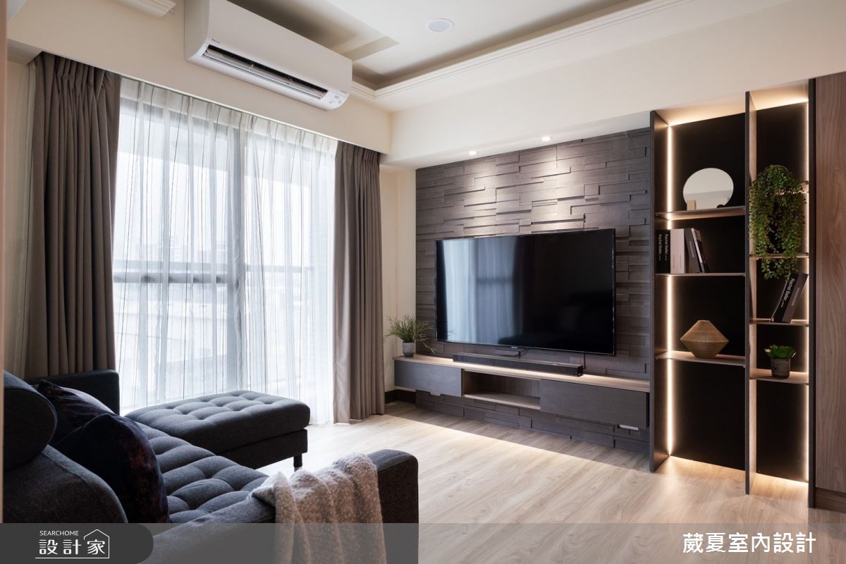 30坪新成屋(5年以下)＿北歐風客廳案例圖片＿葳夏室內設計＿葳夏_16之8