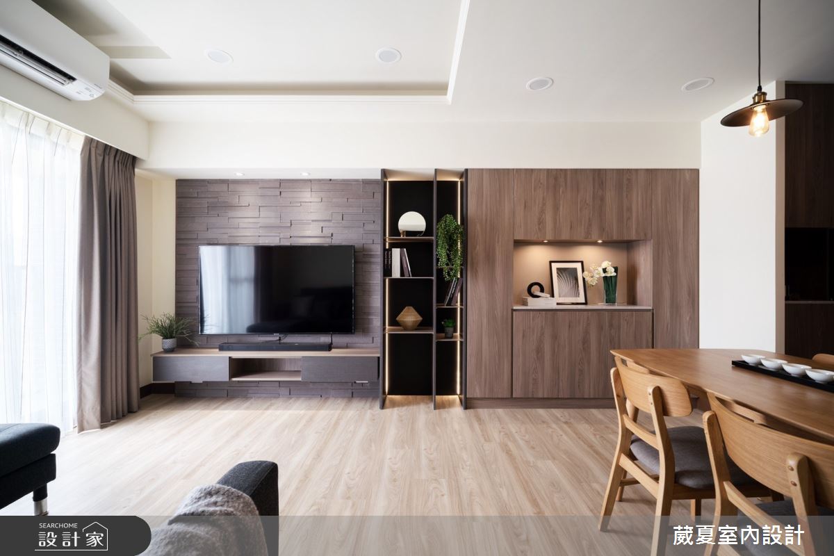 30坪新成屋(5年以下)＿北歐風客廳餐廳案例圖片＿葳夏室內設計＿葳夏_16之9