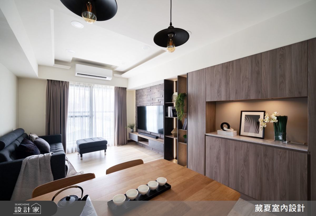 30坪新成屋(5年以下)＿北歐風客廳餐廳案例圖片＿葳夏室內設計＿葳夏_16之12