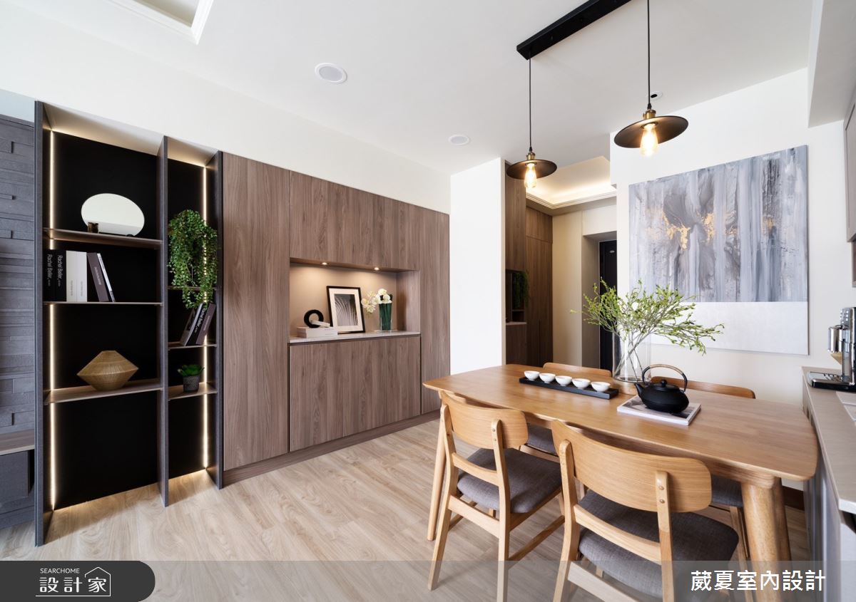 30坪新成屋(5年以下)＿北歐風餐廳案例圖片＿葳夏室內設計＿葳夏_16之13