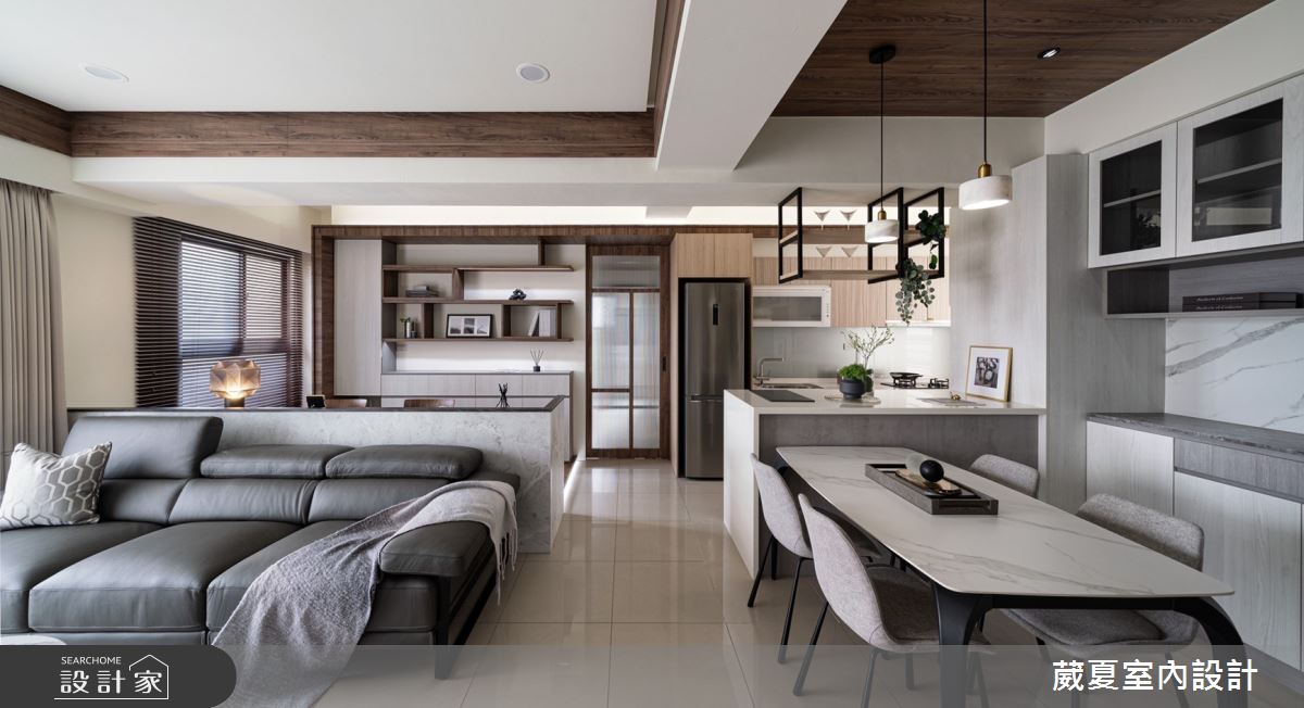 40坪新成屋(5年以下)＿現代風客廳案例圖片＿葳夏室內設計＿葳夏_17之3