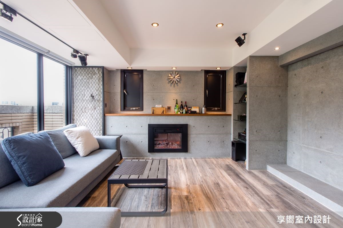 28坪新成屋(5年以下)＿混搭風客廳案例圖片＿享嚮室內裝修規劃有限公司＿享嚮_05之2