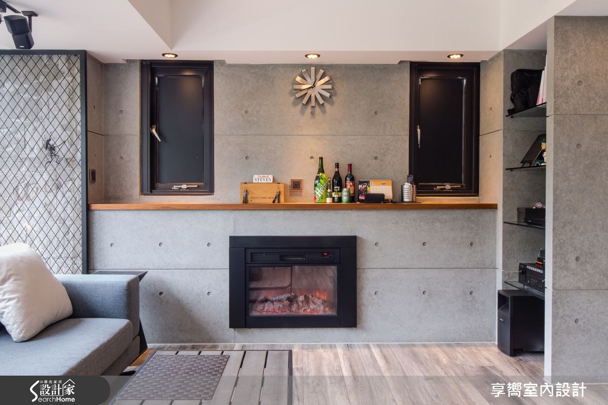 28坪新成屋(5年以下)＿混搭風客廳案例圖片＿享嚮室內裝修規劃有限公司＿享嚮_05之5