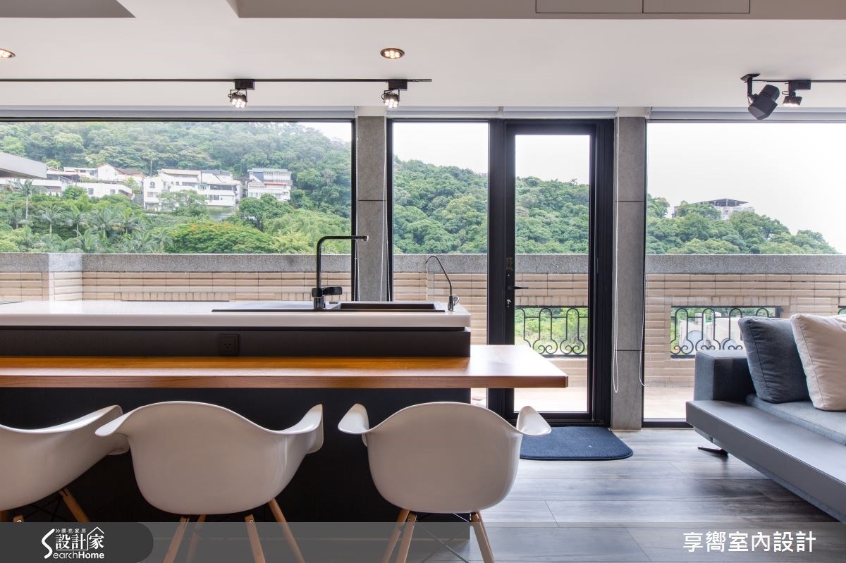 28坪新成屋(5年以下)＿混搭風吧檯案例圖片＿享嚮室內裝修規劃有限公司＿享嚮_05之9
