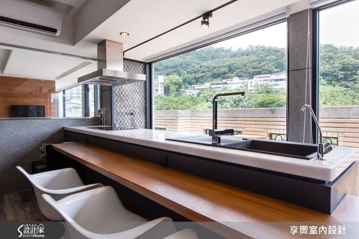 28坪新成屋(5年以下)＿混搭風吧檯案例圖片＿享嚮室內裝修規劃有限公司＿享嚮_05之10