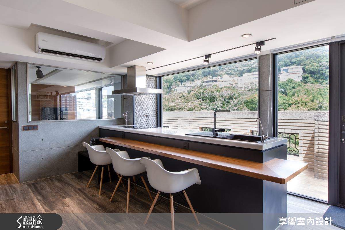 28坪新成屋(5年以下)＿混搭風吧檯案例圖片＿享嚮室內裝修規劃有限公司＿享嚮_05之11