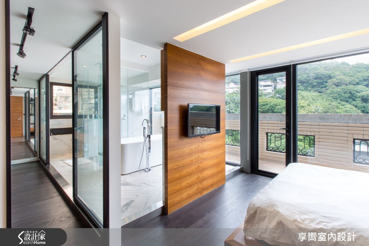 28坪新成屋(5年以下)＿混搭風臥室浴室案例圖片＿享嚮室內裝修規劃有限公司＿享嚮_05之13
