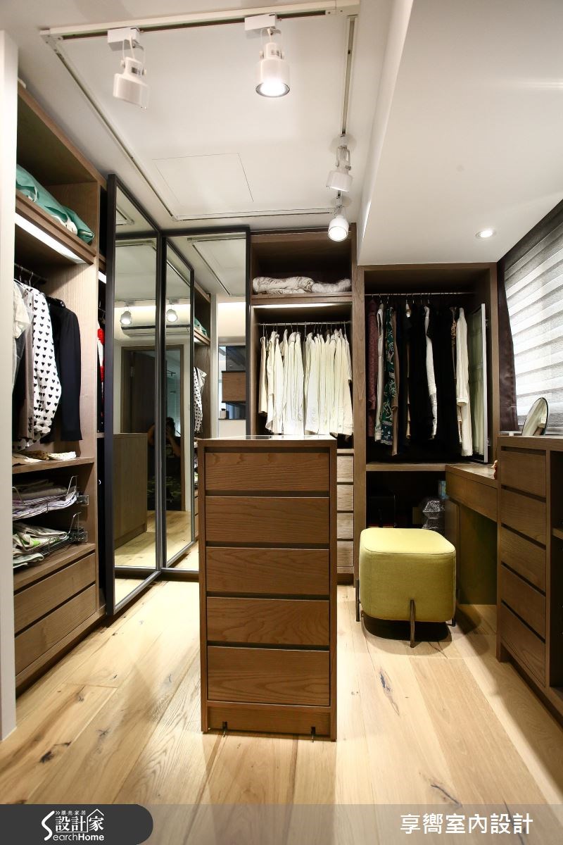 30坪新成屋(5年以下)＿現代風更衣間案例圖片＿享嚮室內裝修規劃有限公司＿享嚮_10之10