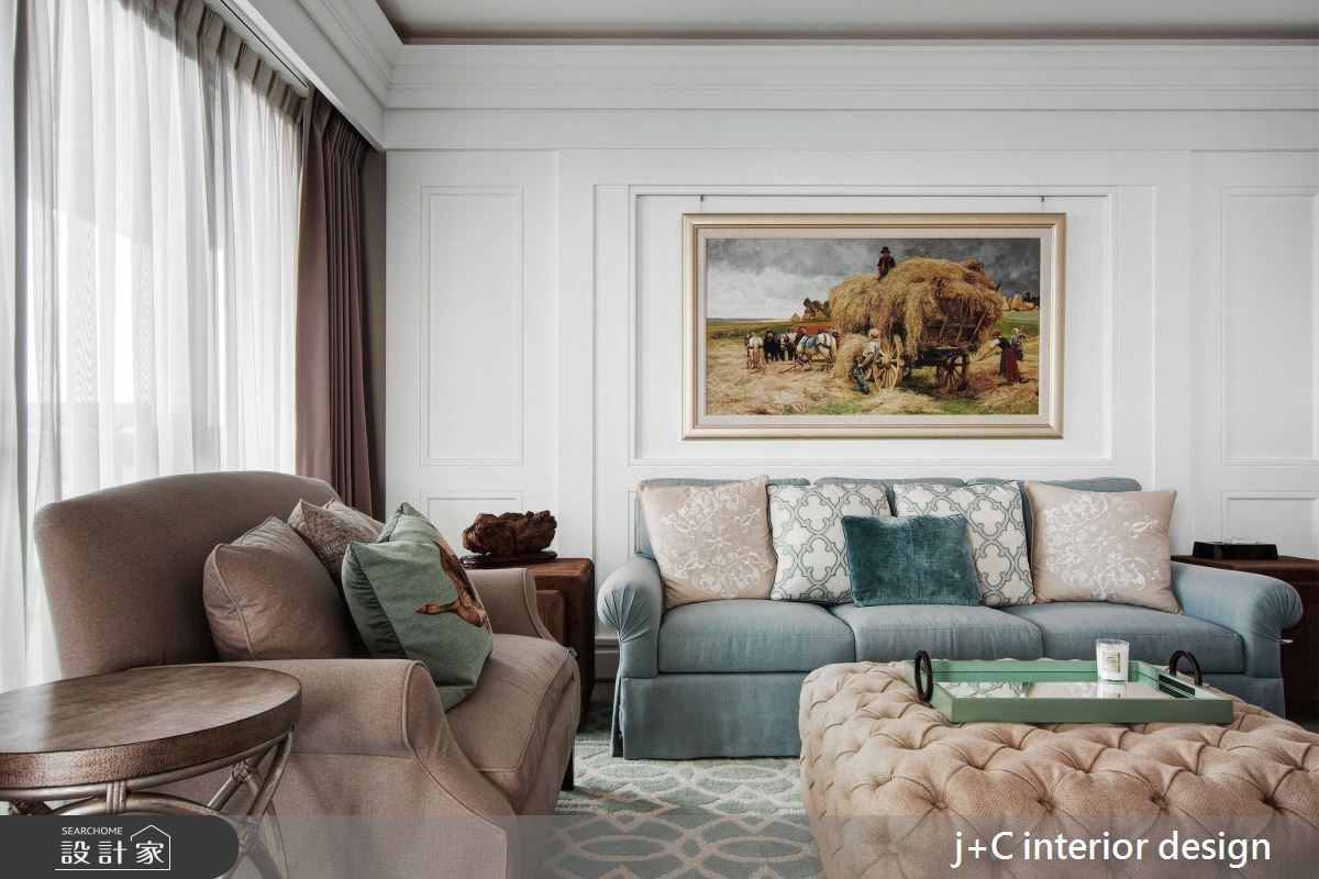 102坪新成屋(5年以下)＿新古典客廳案例圖片＿杰宸室內設計有限公司＿杰宸_02之1