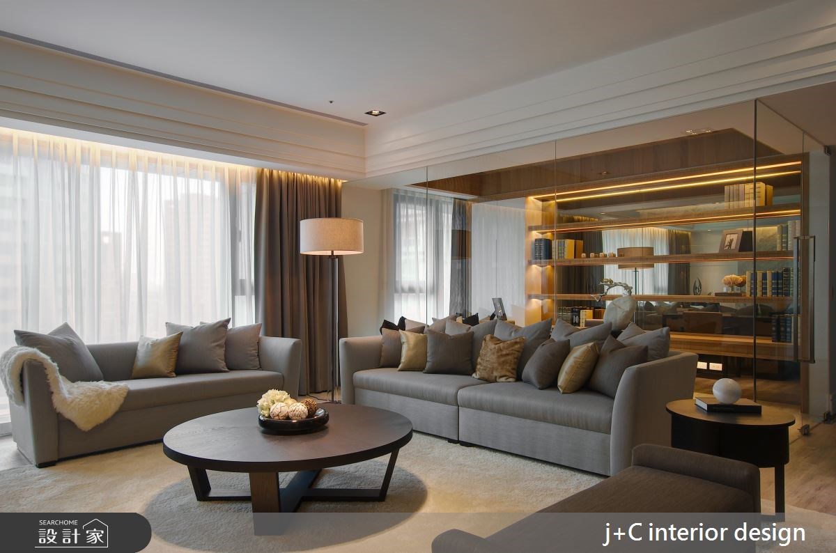 110坪新成屋(5年以下)＿新古典客廳案例圖片＿杰宸室內設計有限公司＿杰宸_06之5
