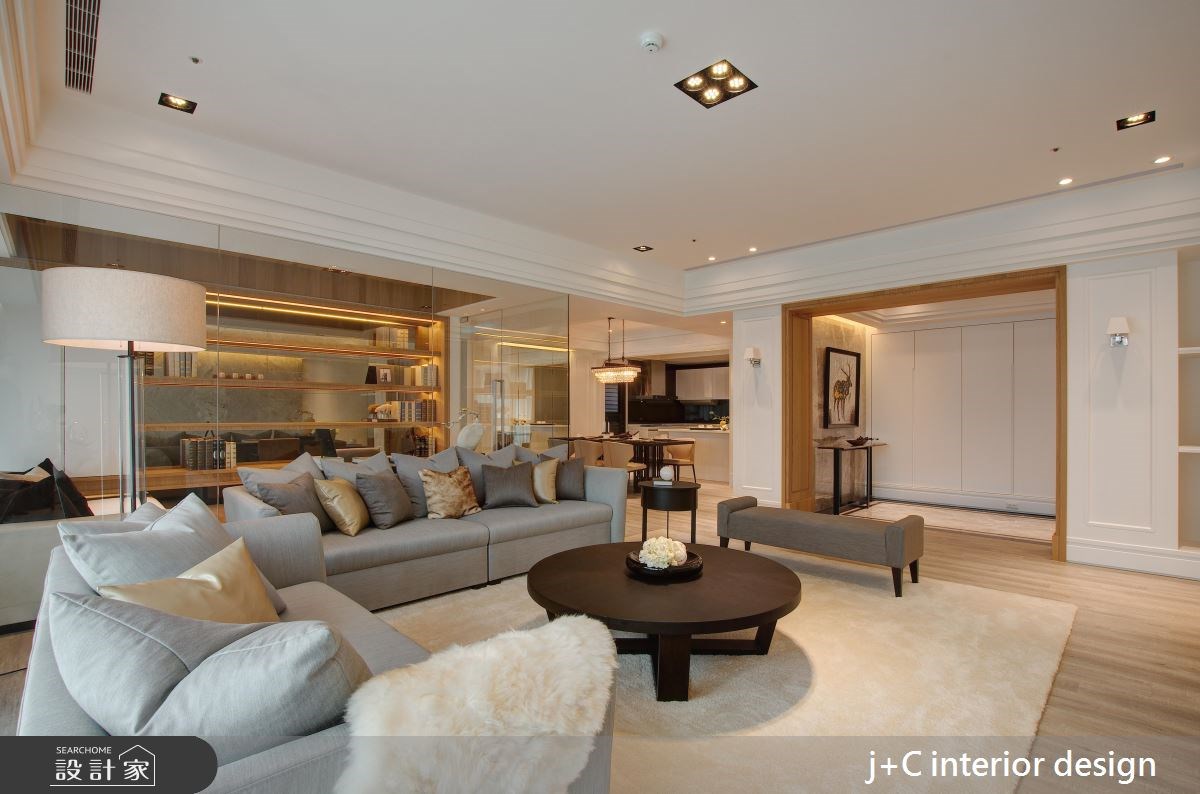 110坪新成屋(5年以下)＿新古典客廳案例圖片＿杰宸室內設計有限公司＿杰宸_06之7