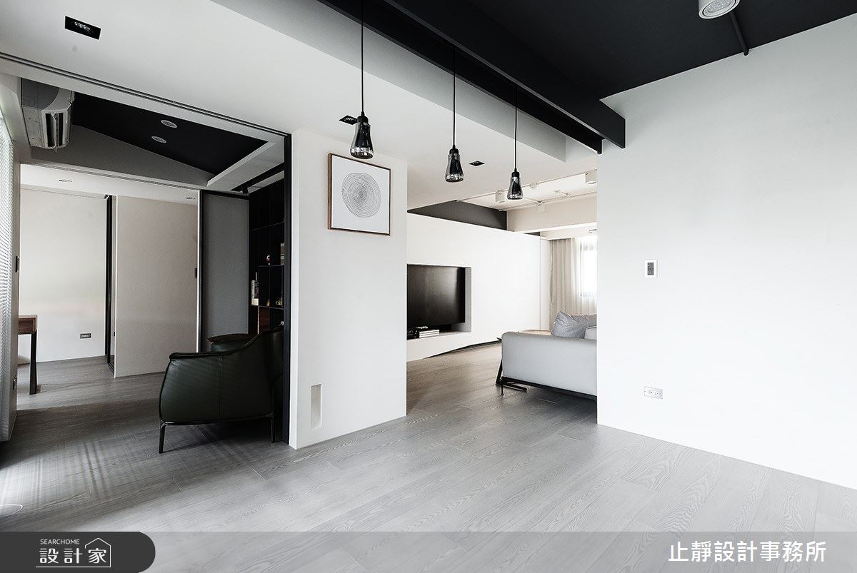 35坪老屋(31~40年)＿簡約風客廳案例圖片＿止靜設計事務所＿止靜_繞‧開・Surround-Open之10