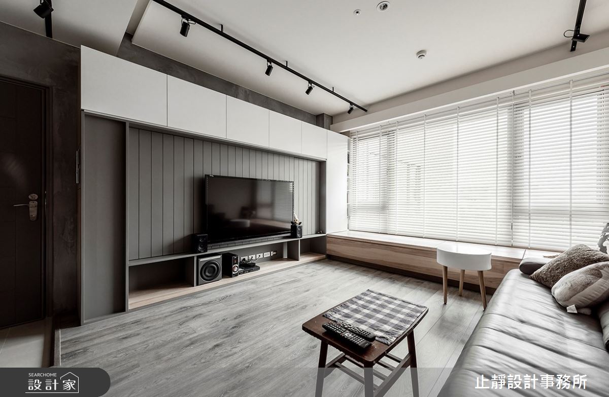 35坪老屋(16~30年)＿工業風客廳案例圖片＿止靜設計事務所＿止靜_歇・Rest之2
