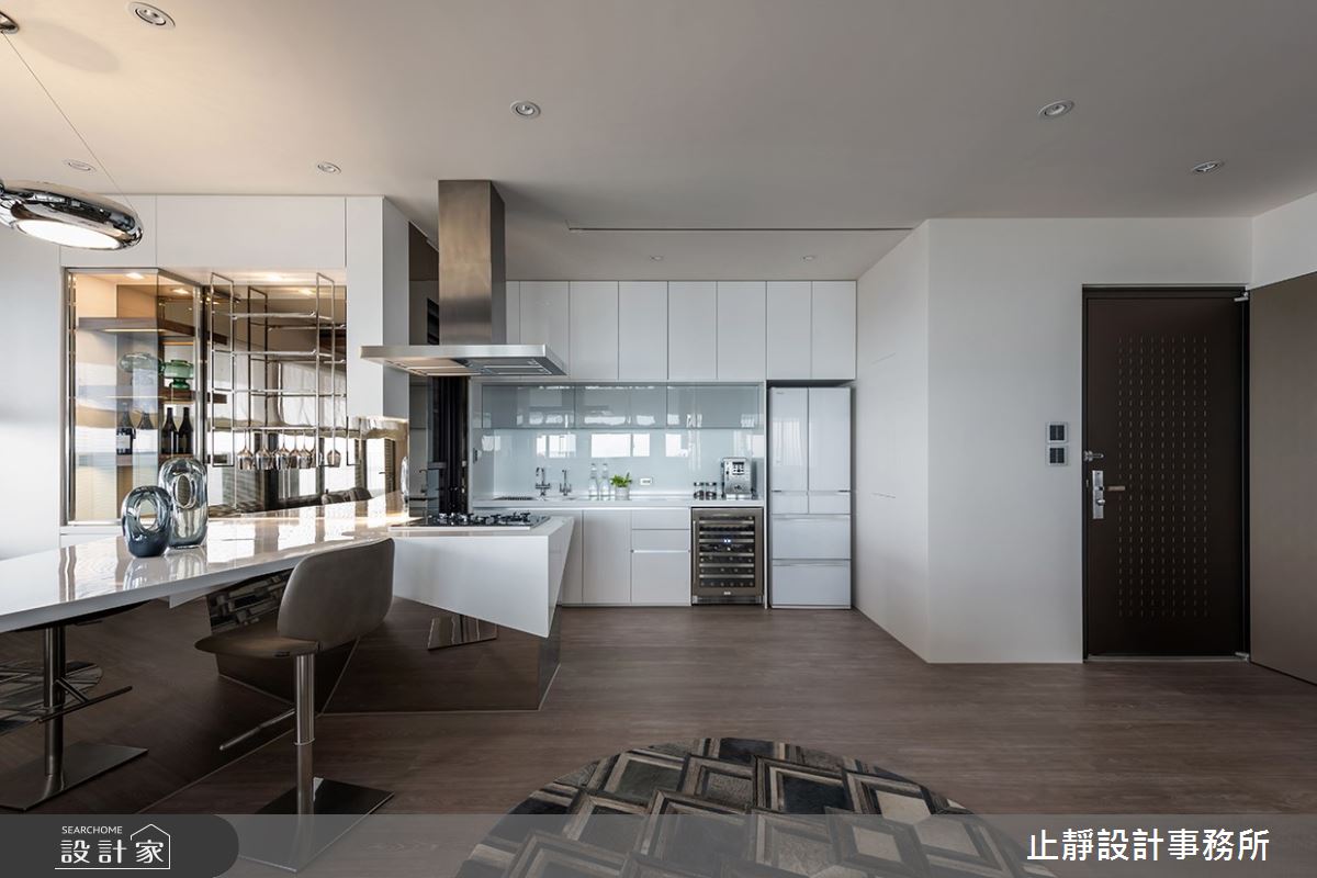 35坪新成屋(5年以下)＿現代風客廳案例圖片＿止靜設計事務所＿止靜_無邊・Endless之4