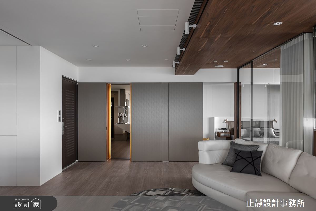 35坪新成屋(5年以下)＿現代風客廳案例圖片＿止靜設計事務所＿止靜_無邊・Endless之5