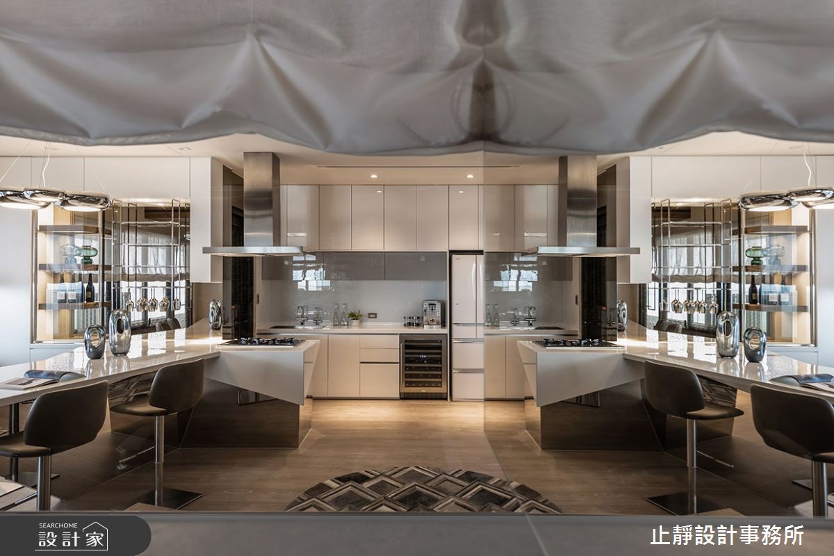 35坪新成屋(5年以下)＿現代風餐廳案例圖片＿止靜設計事務所＿止靜_無邊・Endless之6