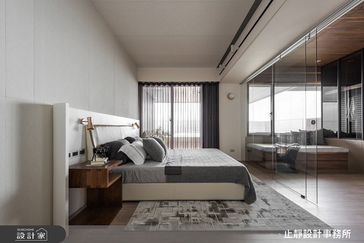 35坪新成屋(5年以下)＿現代風臥室案例圖片＿止靜設計事務所＿止靜_無邊・Endless之7