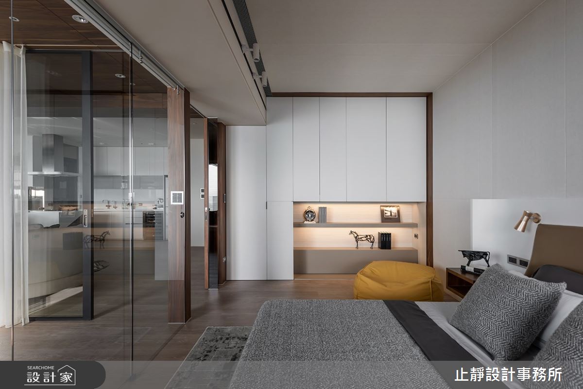 35坪新成屋(5年以下)＿現代風臥室案例圖片＿止靜設計事務所＿止靜_無邊・Endless之9