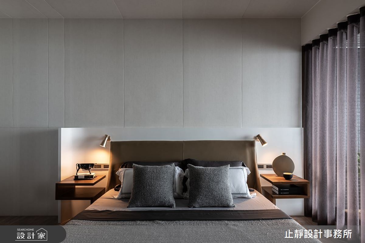 35坪新成屋(5年以下)＿現代風臥室案例圖片＿止靜設計事務所＿止靜_無邊・Endless之10