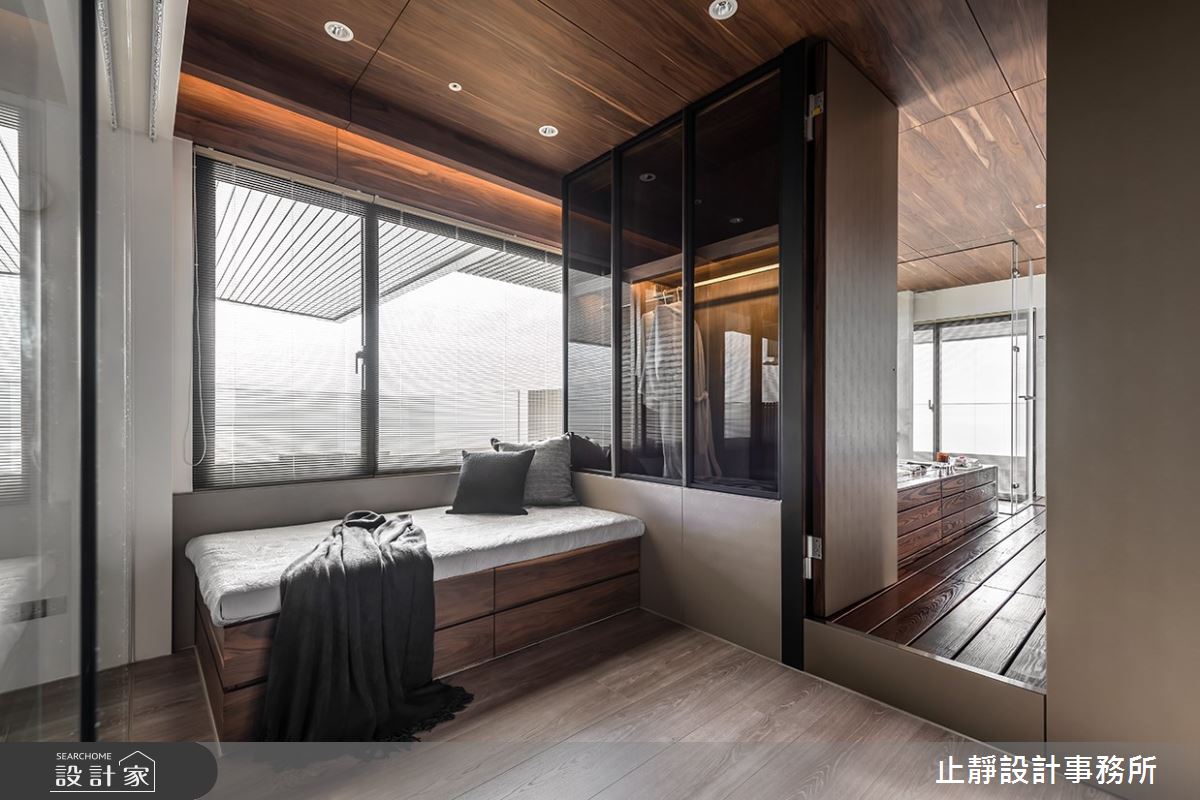 35坪新成屋(5年以下)＿現代風臥室案例圖片＿止靜設計事務所＿止靜_無邊・Endless之11
